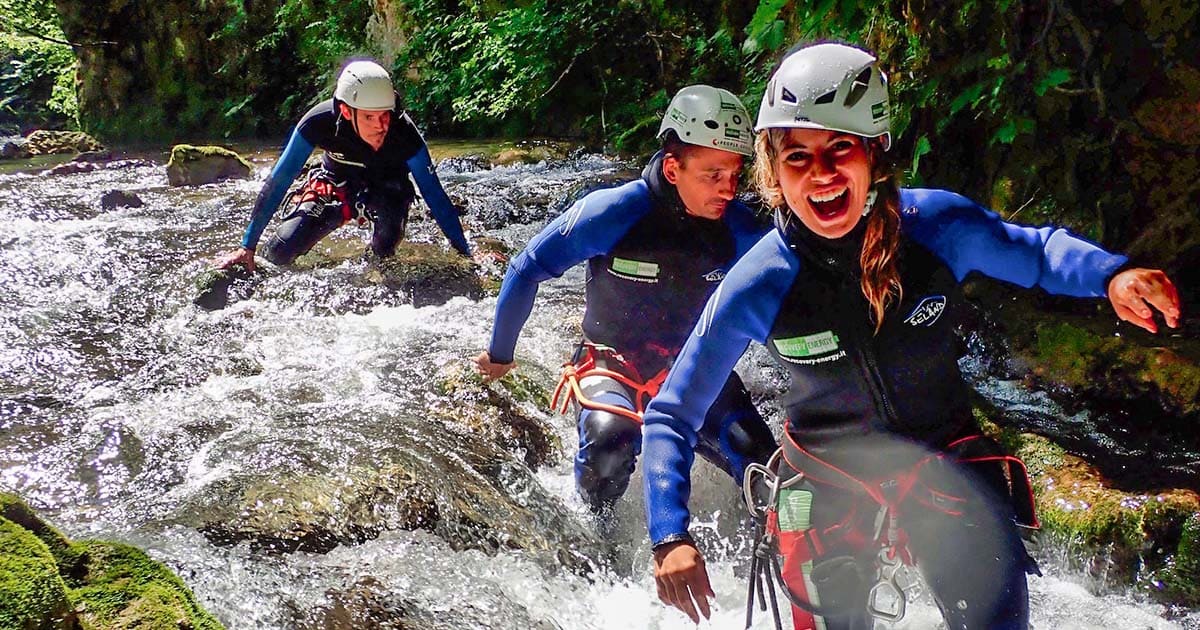 blog recovery energy attivita outdoor Canoning Lazio: Riancoli, Aniene, Turano, Corbezzoli, Fosso della Mola, Farfa Torrentismo nel Lazio: Valle dell'Aniene (Laghetto di San Benedetto Subiaco), Valle del Turano, Valle del Salto, Monti Sabini canyoning lazio